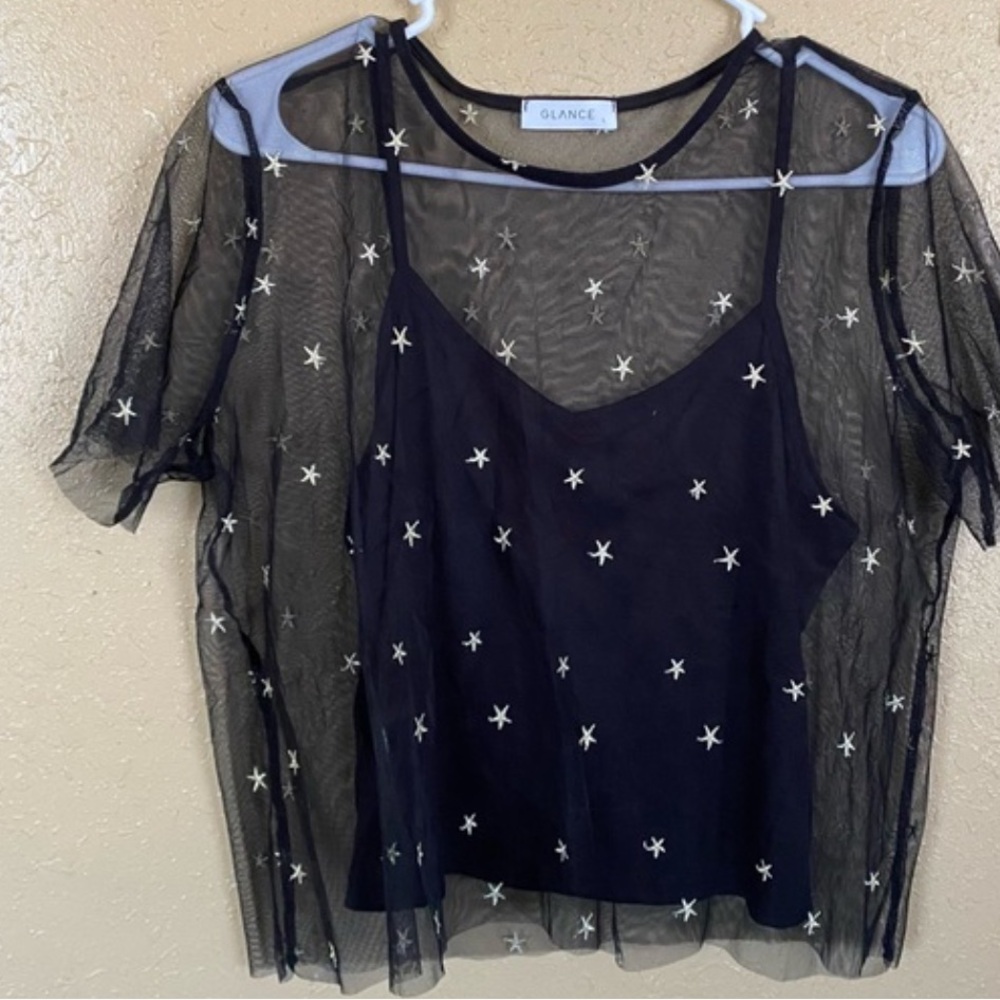 Glance star & mesh top size large